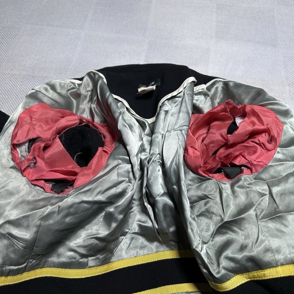 J Crew Wool Coat Womens Size 6 Petite Black Peacoat Insulated Lined Vintage Y2K - Picture 8 of 16